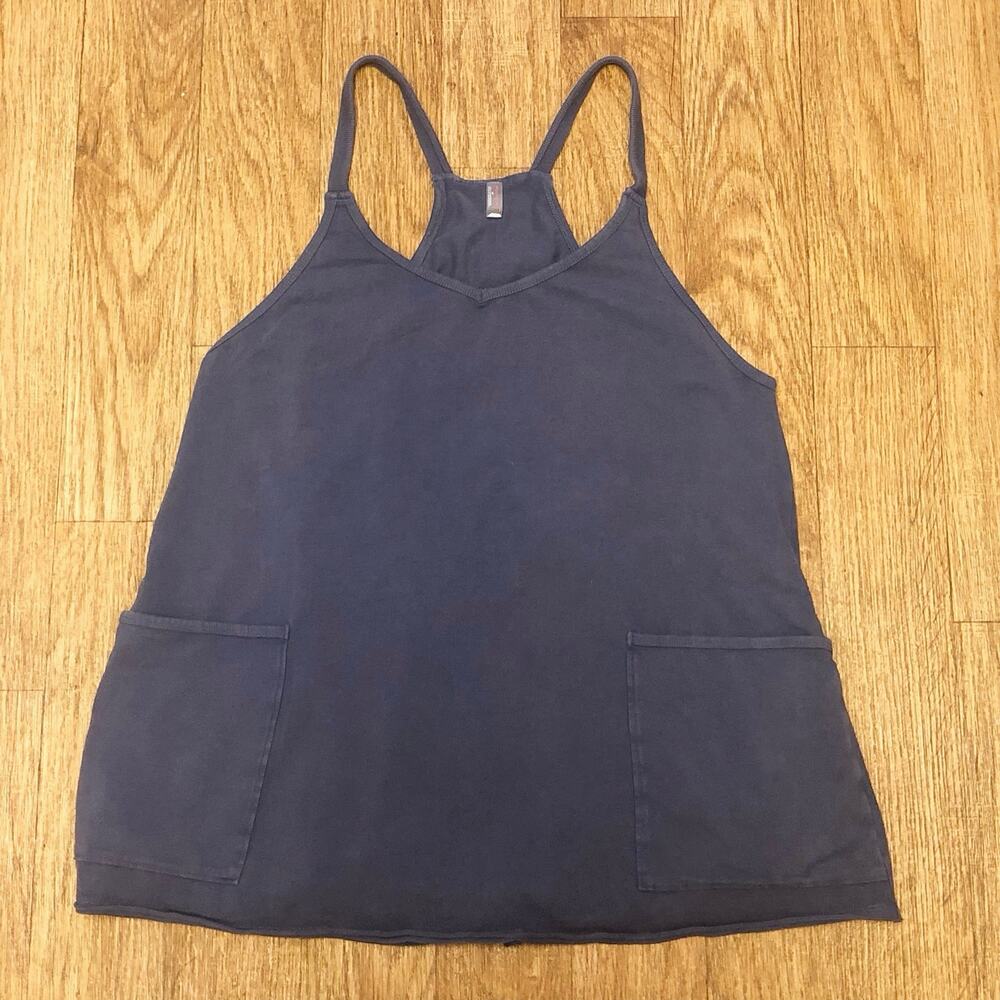 NWOT Free People Movement Blue Indigo Hot Shot Mini Dress Romper Size Small - Picture 5 of 14